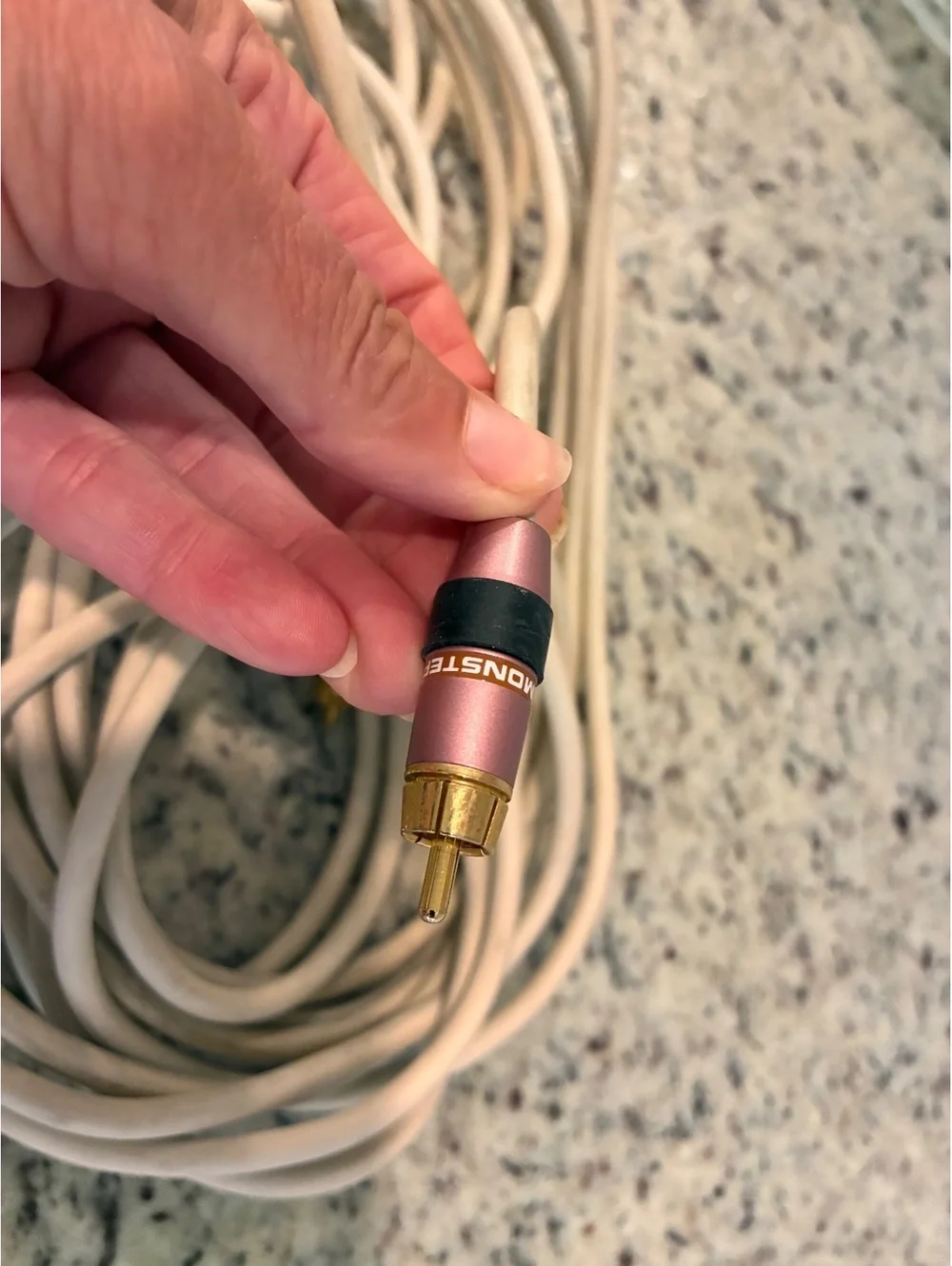 Monster RCA Audio Cable with Gold Plated Connectors